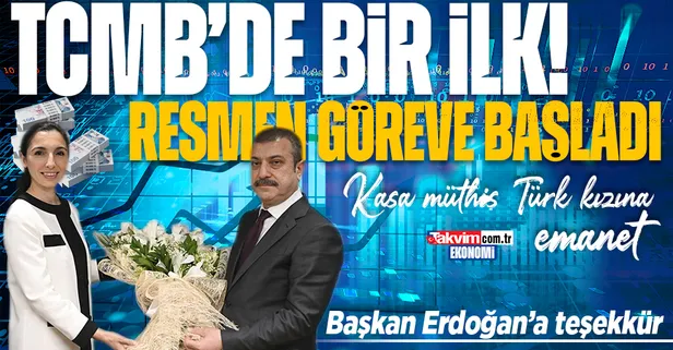 Merkez Bankası'nda devir teslim! Hafize Gaye Erkan'dan ilk açıklama
