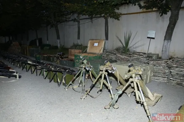 Azerbaycan Cumhurbaşkanı Müşaviri Hikmet Hacıyev, Karabağ'da ele geçirilen silahların listesini açıkladı - 1