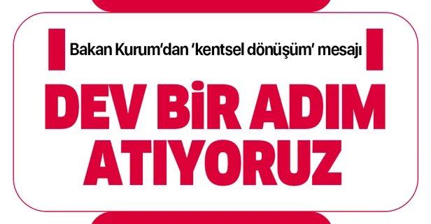 Çevre ve Şehircilik Bakanı Murat Kurum'dan Kocaeli için 'kentsel' dönüşüm açıklaması: Dev bir adım atıyoruz