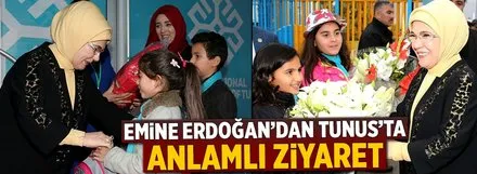 Emine Erdoğan, Maarif Okulu'nu ziyaret etti