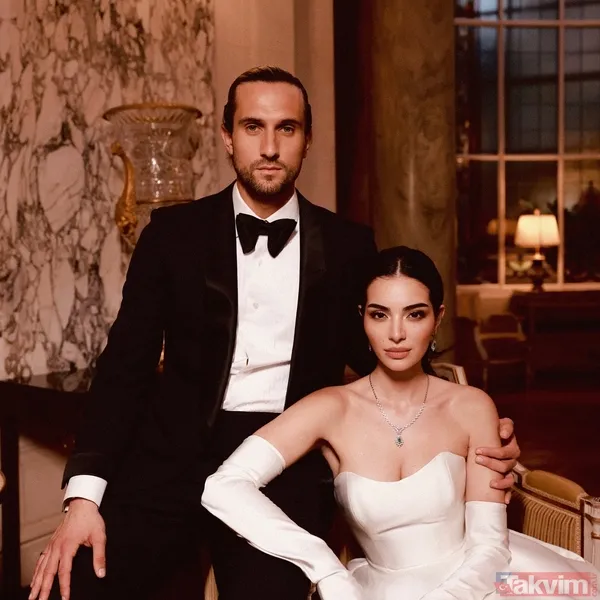 Melisa Aslı Pamuk ve Yusuf Yazıcı’dan evlilik yıldönümlerine özel paylaşım! Hiç görülmemiş düğün karelerini yayınladı - 7