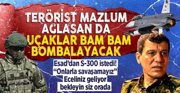 Mazlum Kobani kod adlı teröristbaşı Ferhad Abdi Şahin tutuşmaya başladı! Esad rejiminden hava savunma istedi: İki cephede savaşamayız