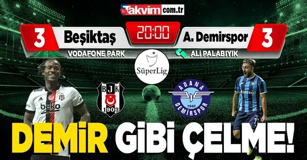 Beşiktaş evinde Adana Demirspor ile 3-3 berabere kaldı