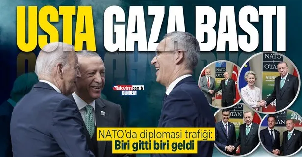 Vilnius’ta kritik NATO Zirvesi! Başkan Erdoğan’dan peş peşe kritik görüşmeler