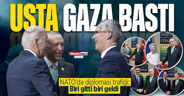 Vilnius'ta kritik NATO Zirvesi! Başkan Erdoğan'dan peş peşe kritik görüşmeler