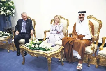Başkan Erdoğan ile görüşmek için sıraya girdiler