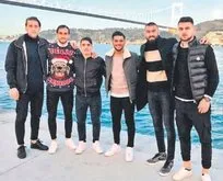 Trabzonlu oyuncuların İstanbul hatırası