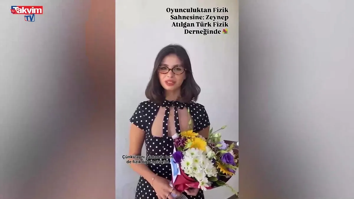 "Taşacak Bu Deniz" dizisinin Fadime'si Zeynep Atılgan fizik bölümü öğrencisi çıktı