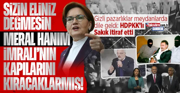 HDP'li Sırrı Sakık 7'li koalisyonun adayı CHP'li Kılıçdaroğlu ile yaptıkları gizli pazarlıkları meydanlarda itiraf etti: "İmralı'nın kapısını kıracağız"