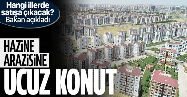 Hazine arazileri hangi illerde satışa çıkacak? Bakan Murat Kurum tek tek açıkladı! Ucuza konut müjdesi