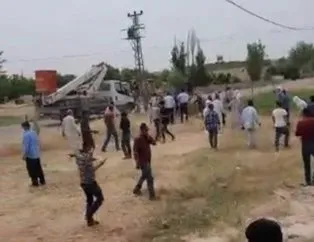Elektrikleri kesilen Harranlılar DEDAŞ ekibine saldırdı