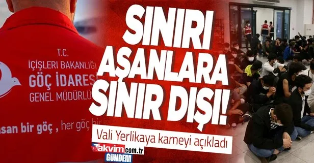 Vali Ali Yerlikaya İstanbul’un düzensiz göçmenle mücadele karnesini açıkladı