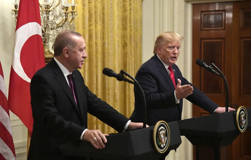 Başkan Recep Tayyip Erdoğan ve ABD Başkanı Donald Trump (Takvim Foto Arşiv)