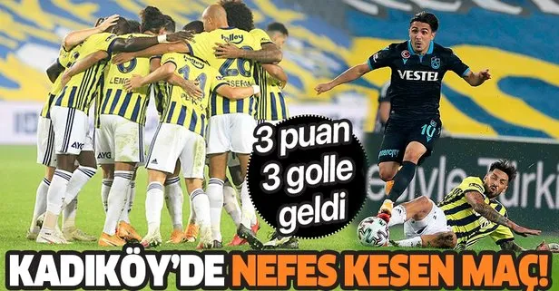 Kadıköy’de nefes kesen maç! Fenerbahçe 3 puanı 3 golle aldı...