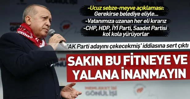 Başkan Erdoğan’dan AK Parti Sivas mitinginde önemli açıklamalar