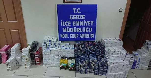 Kocaeli'de kaçak sigara operasyonu!