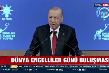 Dünya Engelliler Günü Buluşması! Başkan Erdoğan'dan önemli açıklamalar