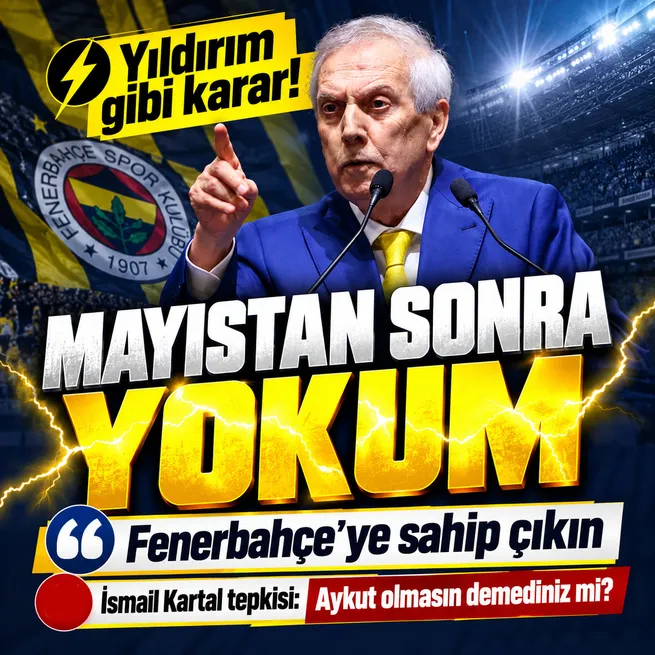 Aziz Yıldırımdan Fenerbahçeye sahip çıkın mesajı: Mayıstan sonra yokum! Aykut Kocaman ve İsmail Kartal mesajı