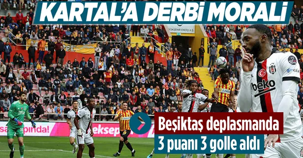 Beşiktaş, Kayseri'de 3 attı 3 aldı! (Kayserispor 2-3 Beşiktaş MAÇ SONUCU ÖZET)