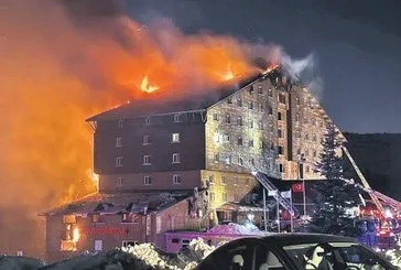 Grand Kartal Otel faciasında dehşet verici savunma