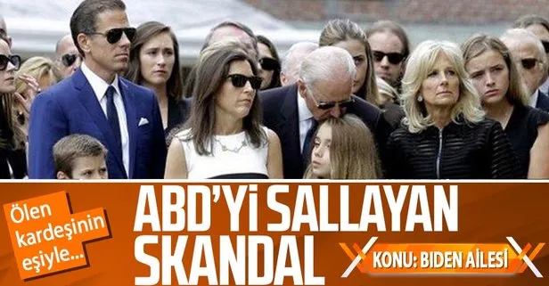 Biden Ailesi’nin ABD’yi sallayan skandal! Joe Biden’ın oğlu Hunter Biden ölen kardeşi Beau Biden’ın eşiyle...