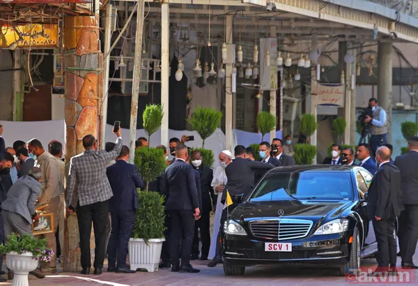 SON DAKİKA: Irak'ta kırmızı alarm! Papa Sistani'yle görüştü - 1