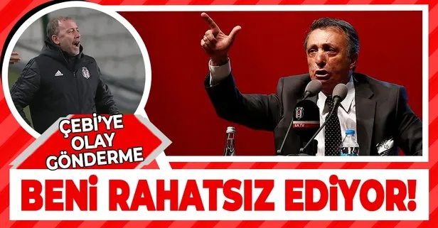 Beşiktaş Teknik Direktörü Sergen Yalçın’dan Çebi’ye kontrat yanıtı: Beni rahatsız ediyor
