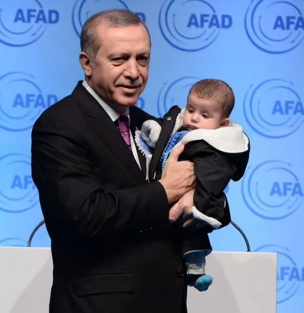 Cumhurbaşkanı Erdoğan’ın çocuk keyfi