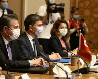 Türk heyeti Mısır’ın başkenti Kahire’de