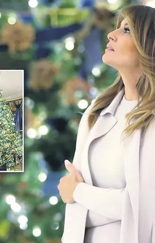Saray dekoratörü Melania Trump