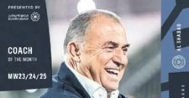 Ayın hocası Fatih Terim seçildi!