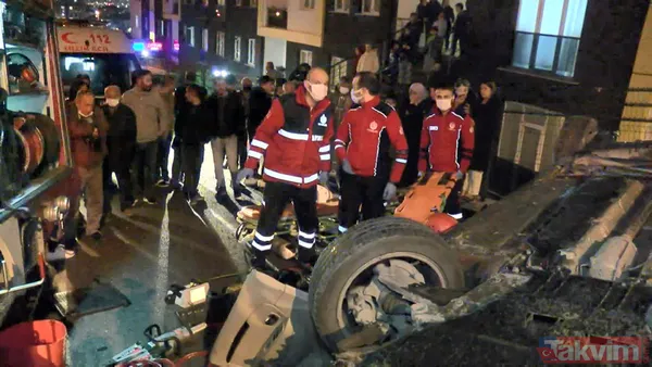 Anne ve kızı devrilen otomobilde sıkıştı! Zamanla yarış... - 9