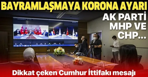 AK Parti, CHP ve MHP ile böyle bayramlaştı