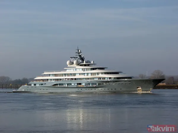 100 milyon dolardan pahalı! Yüzen saray Flying Fox Bodrum'da üzerindeki helikopter bile 10 milyon dolar - 9