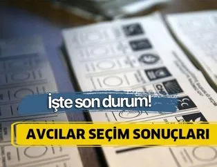 23 Haziran Avcılar İstanbul seçim sonuçları