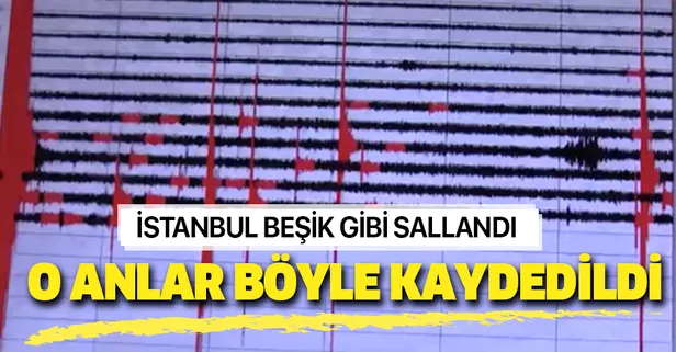 İstanbul beşik gibi sallandı! O anlar böyle kaydedildi!