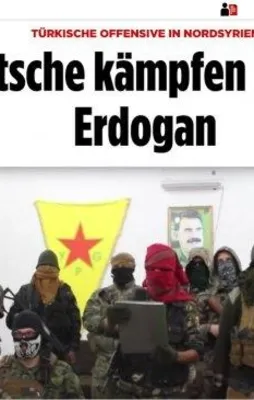 Alman Bild terörist YPG'yi güzelliyor