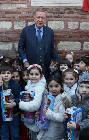 Başkan Erdoğan'a Eyüpsultan'da sevgi seli