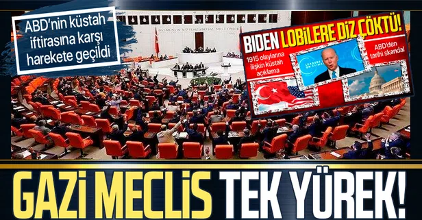 TBMM, ABD'nin küstah 'soykırım' iftirasına karşı tek yürek: Bildiri yayımlanacak