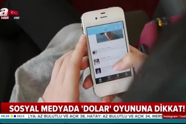 Sosyal medyada 'dolar' oyununa dikkat!