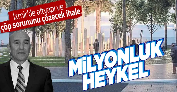 İzmir'de CHP'li Tunç Soyer'den fahiş heykel ihalesi: 1 milyon 915 bin liralık
