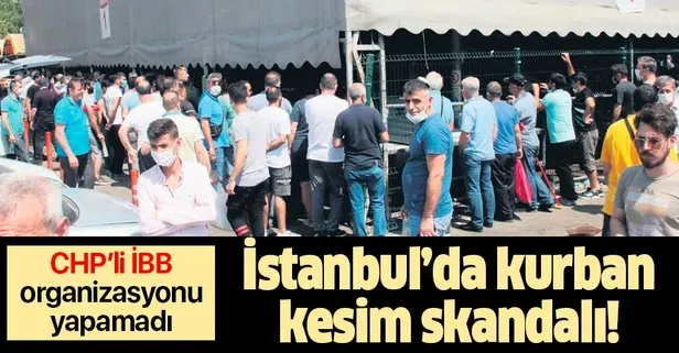 İstanbul’da kurban kesim skandalı! CHP’li İBB organizasyonu yapamadı...