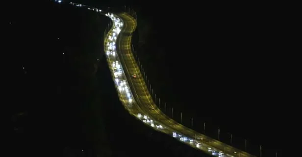 Bayram trafiği başladı-1