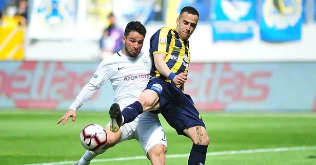 Ankaragücü - Konyaspor maçında gol sesi çıkmadı