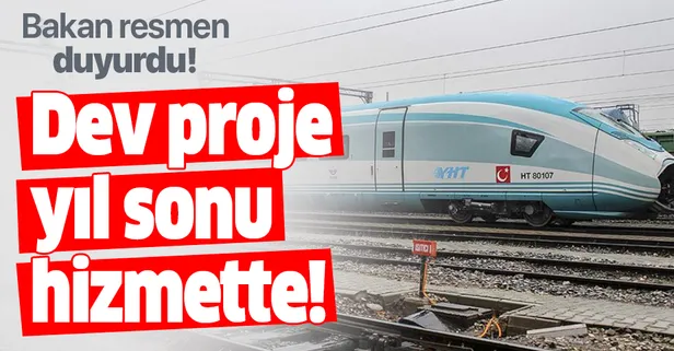 Bakan Karaismailoğlu duyurdu! Dev proje yıl sonu hizmette