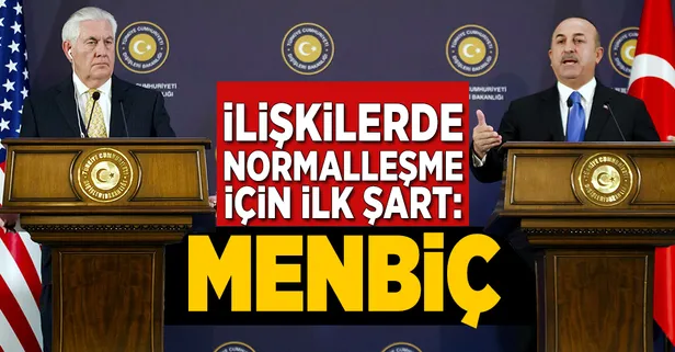 Normalleşme için ilk şart: Menbiç
