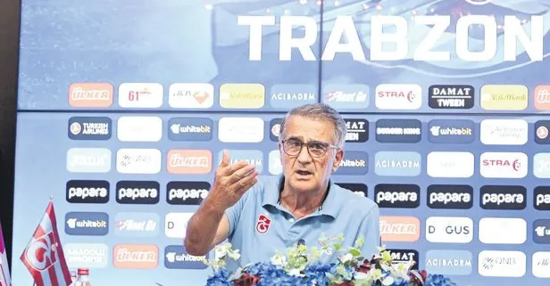 Trabzonspor’un hocası Şenol Güneş’ten önemli açıklamalar!