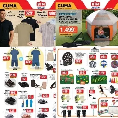 BİM 13 Haziran 2025 Cuma kataloğu! Bugün hangi ürünler indirimde?
