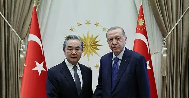Başkan Recep Tayyip Erdoğan, Çin Dışişleri Bakanı Wang Yi’yi kabul etti! Stratejik Orta Koridor mesajı