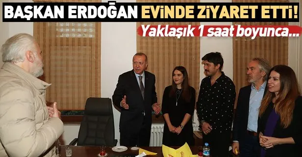 Başkan Erdoğan'dan Hasan Kaçan'a ziyaret